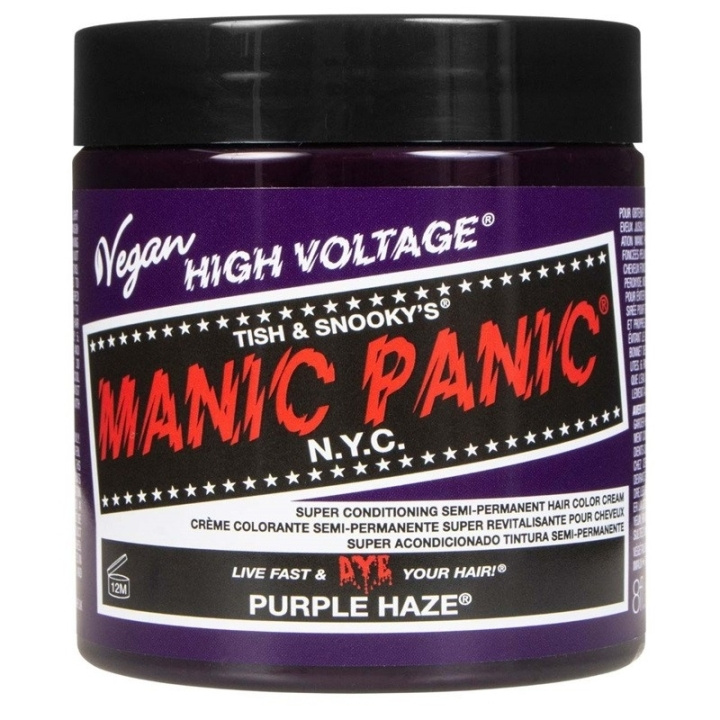 Manic Panic Purple Haze Classic Creme 237ml ryhmässä KAUNEUS JA TERVEYS / Hiukset &Stailaus / Hiustenhoito / Hiusväri / Hiusväri & Väripommi @ TP E-commerce Nordic AB (C58355)