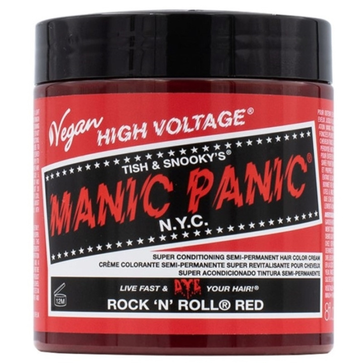 Manic Panic Rock N Roll Red Classic Creme 237ml ryhmässä KAUNEUS JA TERVEYS / Hiukset &Stailaus / Hiustenhoito / Hiusväri / Hiusväri & Väripommi @ TP E-commerce Nordic AB (C58358)