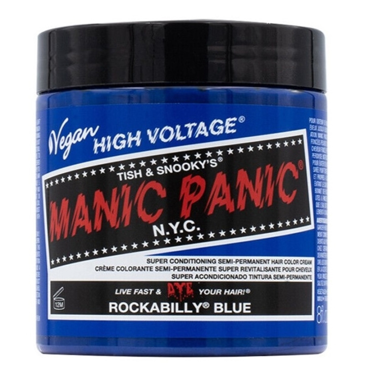 Manic Panic Rockabilly Blue Classic Creme 237ml ryhmässä KAUNEUS JA TERVEYS / Hiukset &Stailaus / Hiustenhoito / Hiusväri / Hiusväri & Väripommi @ TP E-commerce Nordic AB (C58361)
