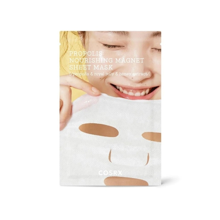 COSRX Full Fit Propolis Nourishing Magnet Sheet Mask 25ml ryhmässä KAUNEUS JA TERVEYS / Ihonhoito / Kasvot / Naamiot @ TP E-commerce Nordic AB (C58380)