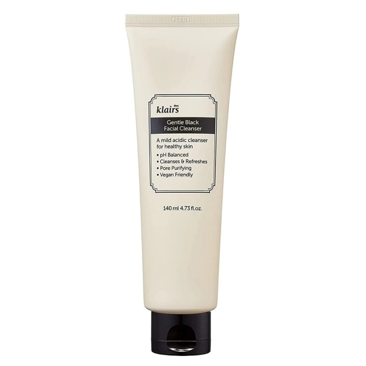 Klairs Gentle Black Facial Cleanser 140ml ryhmässä KAUNEUS JA TERVEYS / Ihonhoito / Kasvot / Puhdistus @ TP E-commerce Nordic AB (C58401)