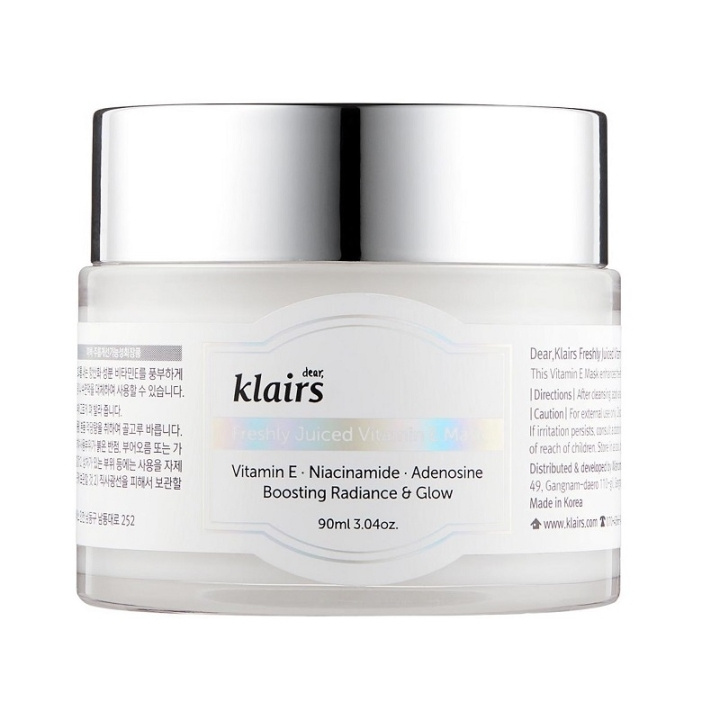 Klairs Freshly Juiced Vitamin E Mask 90ml ryhmässä KAUNEUS JA TERVEYS / Ihonhoito / Kasvot / Naamiot @ TP E-commerce Nordic AB (C58403)