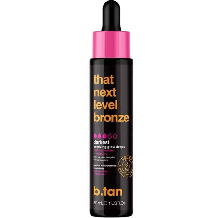 b.tan That Next Level Bronze Bronzing Glow Drops 30ml ryhmässä KAUNEUS JA TERVEYS / Ihonhoito / Rusketus / Itseruskettava @ TP E-commerce Nordic AB (C58416)