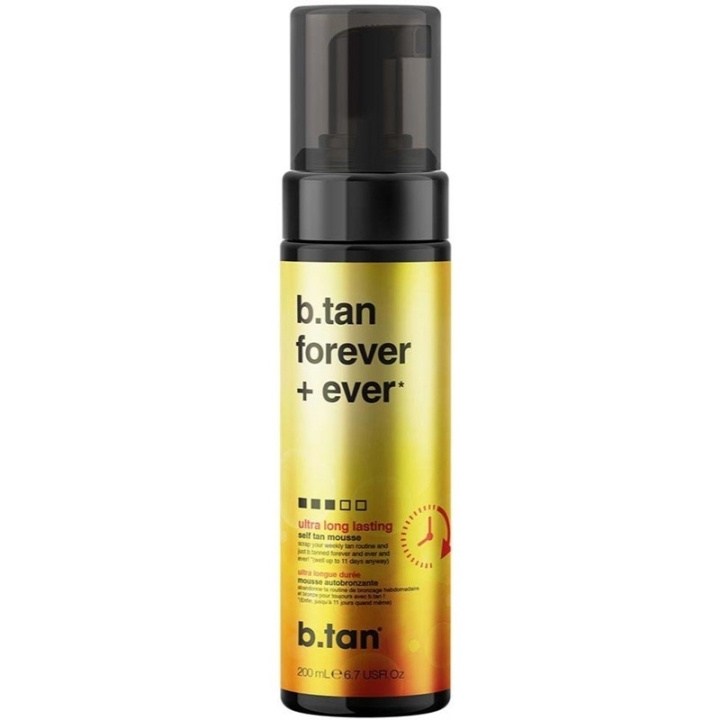 b.tan Forever + Ever Self Tan Mousse 200ml ryhmässä KAUNEUS JA TERVEYS / Ihonhoito / Rusketus / Itseruskettava @ TP E-commerce Nordic AB (C58417)