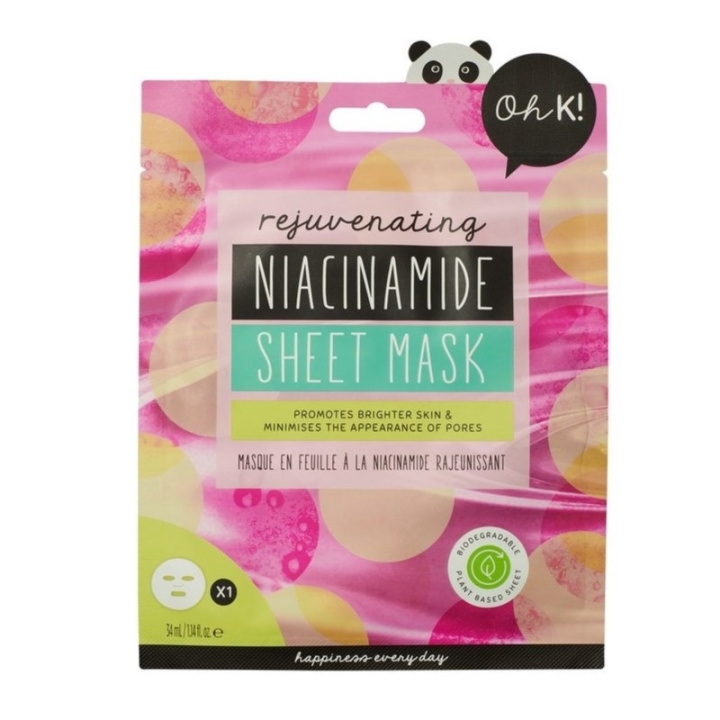 Oh K! Niacinamide Sheet Mask ryhmässä KAUNEUS JA TERVEYS / Ihonhoito / Kasvot / Naamiot @ TP E-commerce Nordic AB (C58428)