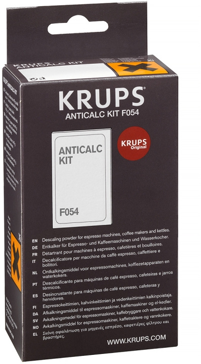 Krups Anticalc Kit -kalkinpoistoaine ryhmässä KOTI, TALOUS JA PUUTARHA / Kodinkoneet / Kahvikoneet ja tarvikkeet / Kapselit, suodatinpussit & Tarvikkeet @ TP E-commerce Nordic AB (C58445)