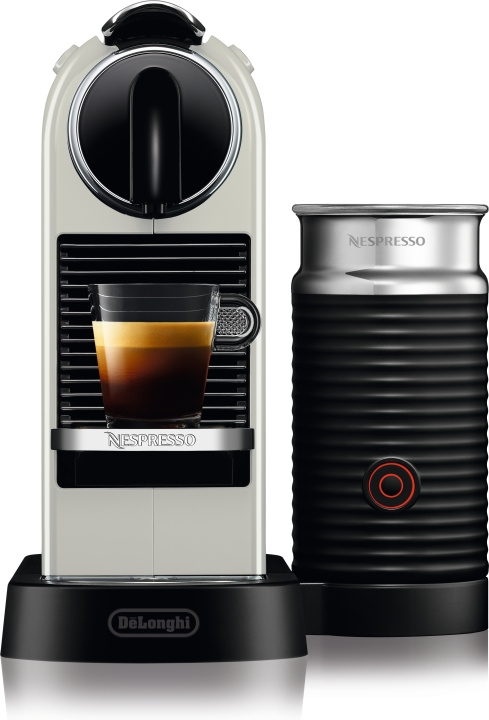 DeLonghi Nespresso Citiz & Milk -kapselikeitin, valkoinen ryhmässä KOTI, TALOUS JA PUUTARHA / Kodinkoneet / Kahvikoneet ja tarvikkeet / Espressokoneet @ TP E-commerce Nordic AB (C58454)