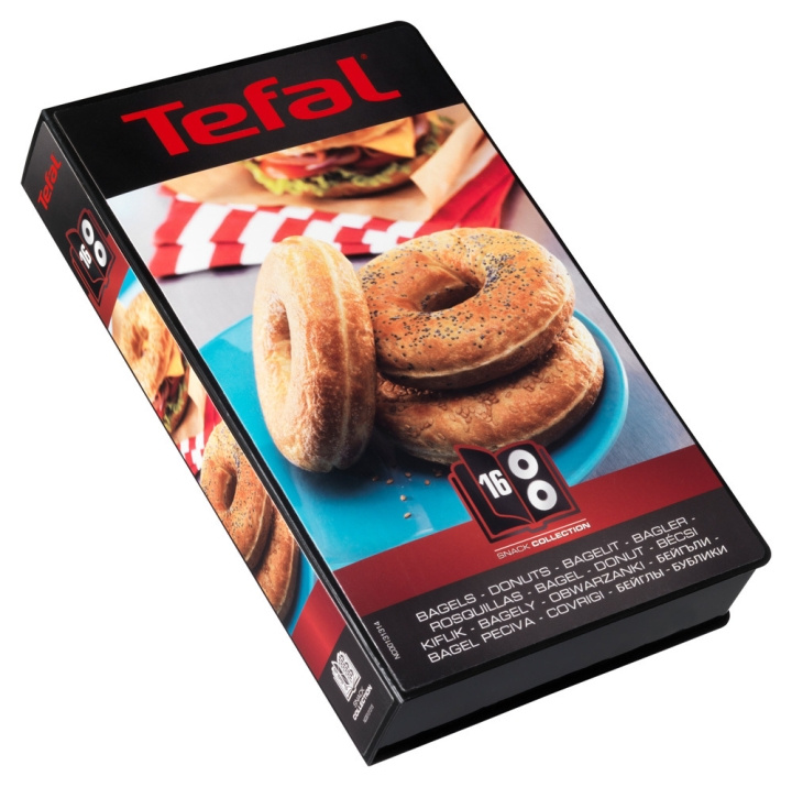 Tefal Snack Collection -paistolevyt: 16 Bagelit ryhmässä KOTI, TALOUS JA PUUTARHA / Keittiövälineet / Leivontatarvikkeet @ TP E-commerce Nordic AB (C58463)