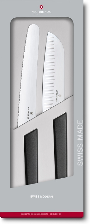 Victorinox Swiss Modern -veitsisetti, 2 osaa ryhmässä KOTI, TALOUS JA PUUTARHA / Keittiövälineet / Keittiöveitset ja veitsenteroittimet @ TP E-commerce Nordic AB (C58491)