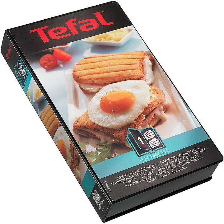 Tefal Snack Collection -paistolevyt: 1 Toastit ryhmässä KOTI, TALOUS JA PUUTARHA / Keittiövälineet / Leivontatarvikkeet @ TP E-commerce Nordic AB (C58497)