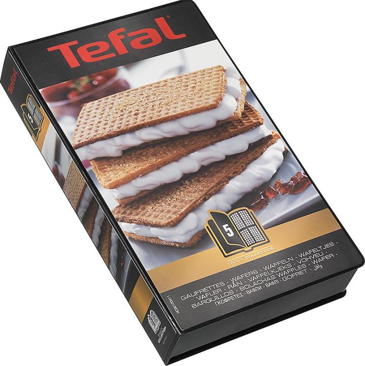 Tefal Snack Collection -paistolevyt: 5 Wafer-vohvelikeksit ryhmässä KOTI, TALOUS JA PUUTARHA / Keittiövälineet / Leivontatarvikkeet @ TP E-commerce Nordic AB (C58498)