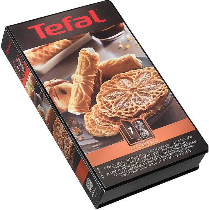 Tefal Snack Collection -paistolevyt: 7 Ohuet vohvelit ryhmässä KOTI, TALOUS JA PUUTARHA / Keittiövälineet / Leivontatarvikkeet @ TP E-commerce Nordic AB (C58499)