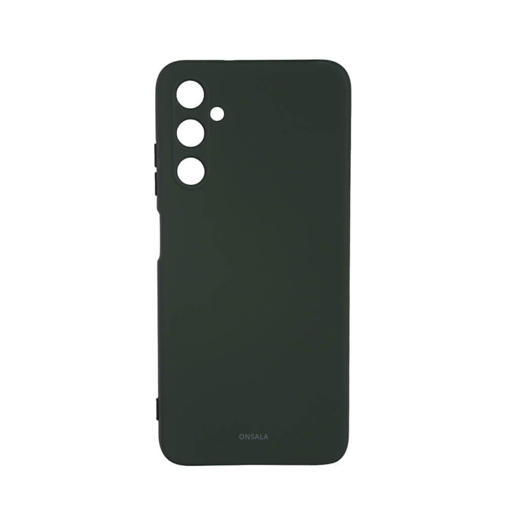 Onsala Backcover Sil Touch Samsung A05s 4G Olive Green ryhmässä ÄLYPUHELIMET JA TABLETIT / Puhelimen suojakotelo / Samsung @ TP E-commerce Nordic AB (C58604)