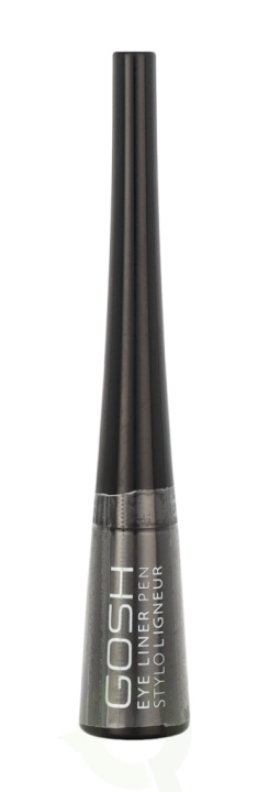 Gosh Liquid Eyeliner Pen 2.5 ml Black ryhmässä KAUNEUS JA TERVEYS / Meikit / Silmät ja kulmat / Silmänrajauskynä / Kajaali @ TP E-commerce Nordic AB (C58743)