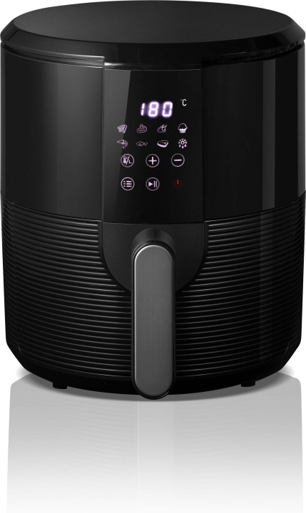 Ströme Compact Air Fryer -airfryer, musta ryhmässä KOTI, TALOUS JA PUUTARHA / Kodinkoneet / Airfryers ja rasvakeittimet @ TP E-commerce Nordic AB (C58845)