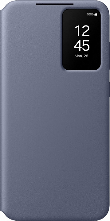 Samsung Galaxy S24+ Clear View Wallet Cover -suojakotelo, violetti ryhmässä ÄLYPUHELIMET JA TABLETIT / Puhelimen suojakotelo / Samsung @ TP E-commerce Nordic AB (C58905)
