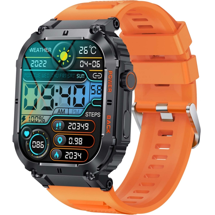 Denver SWC-191O Bluetooth SmartWatch with heartrate, blood pressure and blood oxygen sensor & call function ryhmässä URHEILU, VAPAA-AIKA JA HARRASTUS / Urheilu- ja sykekellot / Urheilukello @ TP E-commerce Nordic AB (C58948)