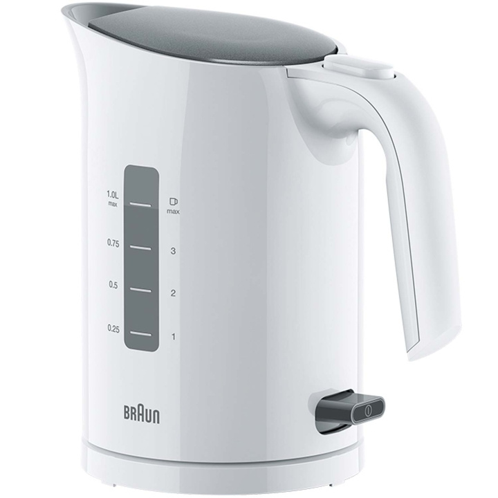 Braun Vattenkokare WK3000WH PurEase 1liter ryhmässä KOTI, TALOUS JA PUUTARHA / Kodinkoneet / Vesi ja mehu / Vedenkeitin @ TP E-commerce Nordic AB (C58956)