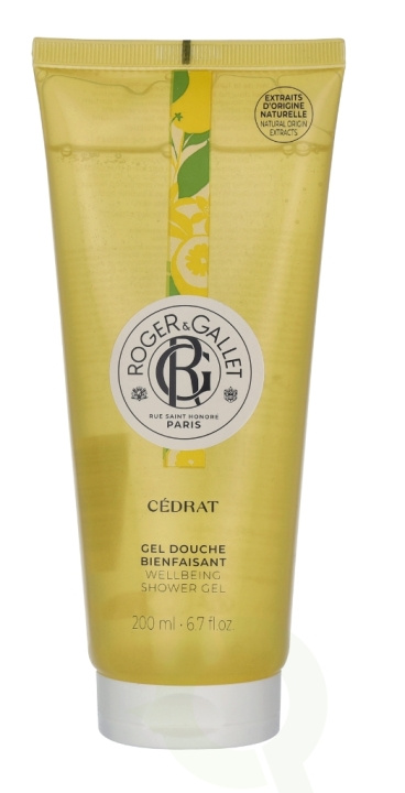 Roger & Gallet Cedrat Shower Gel 200 ml ryhmässä KAUNEUS JA TERVEYS / Hiukset &Stailaus / Hiustenhoito / Shampoo @ TP E-commerce Nordic AB (C59054)