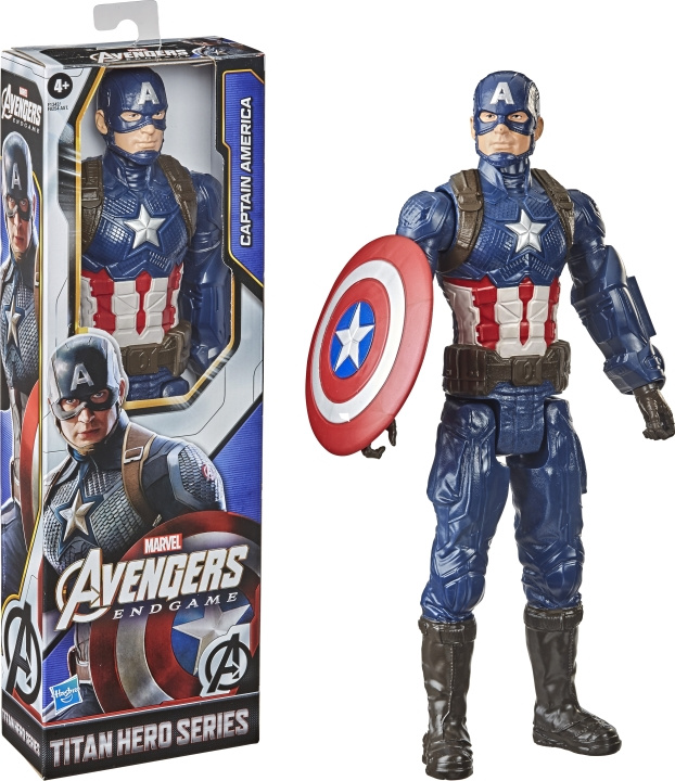 Marvel Avengers Titan Hero Series -figuuri, Captain America ryhmässä LELUT, TUOTTEET LAPSILLE JA VAUVOILLE / Leikkikalut, Askartelu &Pelit / Figuurit & miniatyyrit @ TP E-commerce Nordic AB (C59125)