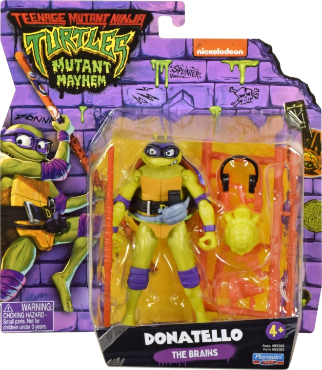 Teenage Mutant Ninja Turtles : Mutant Mayhem Donatello -figuuri ryhmässä LELUT, TUOTTEET LAPSILLE JA VAUVOILLE / Leikkikalut, Askartelu &Pelit / Figuurit, miniatyyrit ja tarvikkeet @ TP E-commerce Nordic AB (C59134)