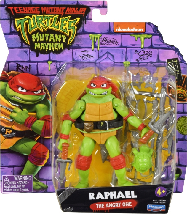 Teenage Mutant Ninja Turtles : Mutant Mayhem Raphael -figuuri ryhmässä LELUT, TUOTTEET LAPSILLE JA VAUVOILLE / Leikkikalut, Askartelu &Pelit / Figuurit, miniatyyrit ja tarvikkeet @ TP E-commerce Nordic AB (C59137)