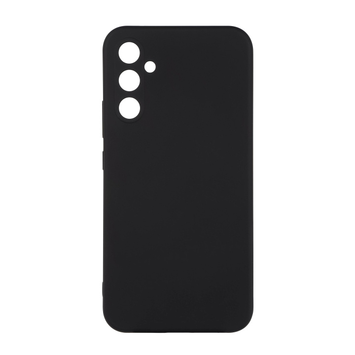 Essentials Samsung Galaxy A34 5G silicone back cover, black ryhmässä ÄLYPUHELIMET JA TABLETIT / Puhelimen suojakotelo / Samsung @ TP E-commerce Nordic AB (C59202)