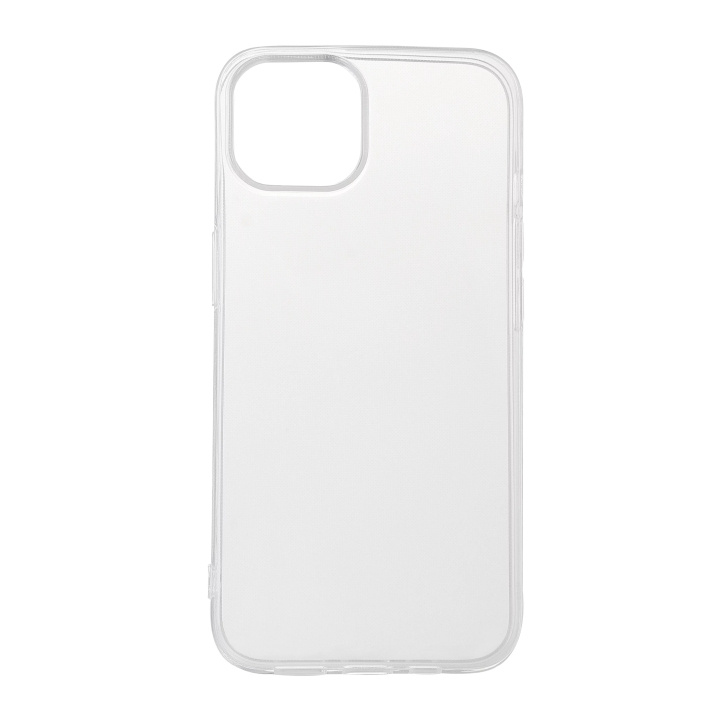 Essentials iPhone 14 TPU back cover, Transparent ryhmässä ÄLYPUHELIMET JA TABLETIT / Puhelimen suojakotelo / Apple / iPhone 14 @ TP E-commerce Nordic AB (C59492)