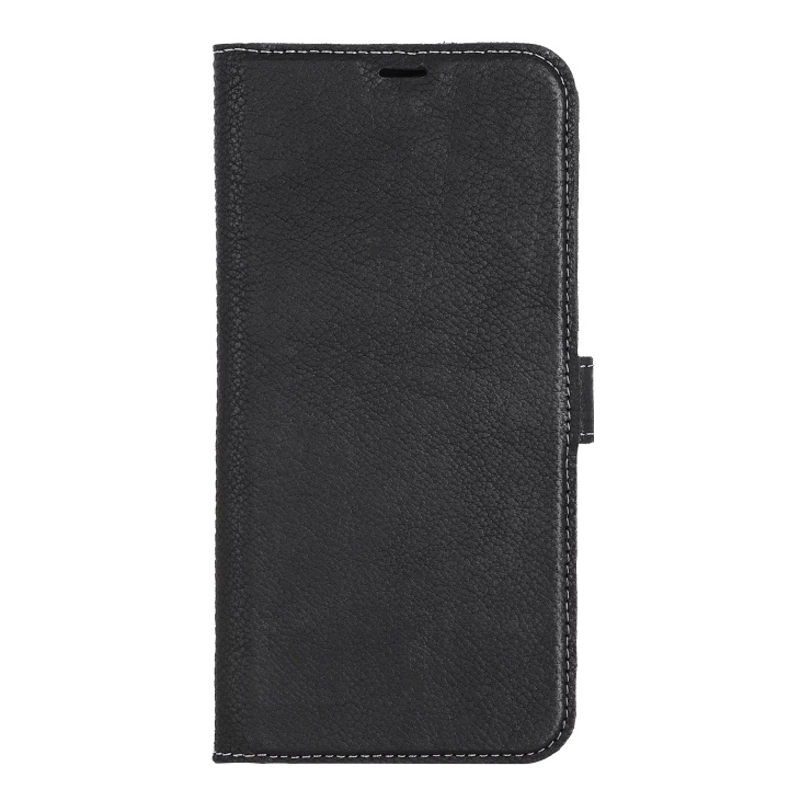 Essentials iPhone 14 Pro Max Leather wallet,detach,Black ryhmässä ÄLYPUHELIMET JA TABLETIT / Puhelimen suojakotelo / Apple / iPhone 14 @ TP E-commerce Nordic AB (C59506)