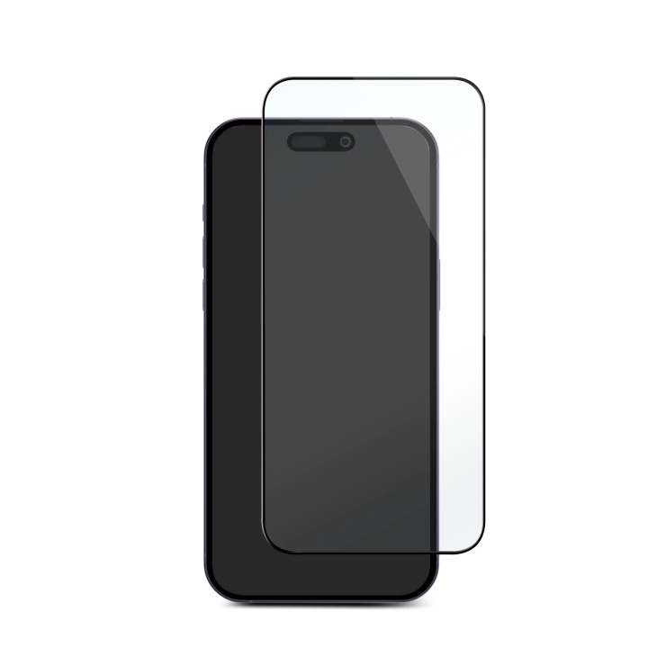 DELTACO Privacy screen protector iPhone 15 Pro ryhmässä ÄLYPUHELIMET JA TABLETIT / Puhelimen suojakotelo / Apple / iPhone 15 @ TP E-commerce Nordic AB (C59534)