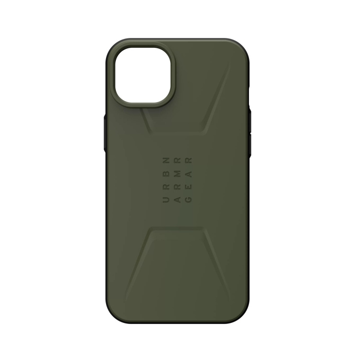 Urban Armor Gear iPhone 14 Plus Civilian Magsafe - Olive ryhmässä ÄLYPUHELIMET JA TABLETIT / Puhelimen suojakotelo / Apple / iPhone 14 @ TP E-commerce Nordic AB (C59627)