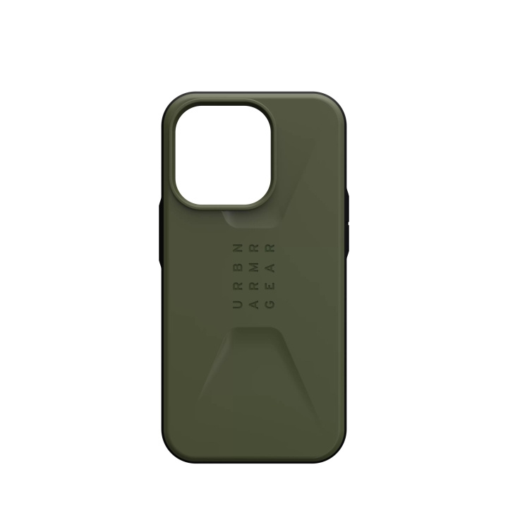 Urban Armor Gear IPhone 14 Pro Civilian - Olive ryhmässä ÄLYPUHELIMET JA TABLETIT / Puhelimen suojakotelo / Apple / iPhone 14 @ TP E-commerce Nordic AB (C59658)