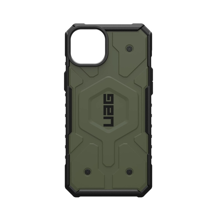 Urban Armor Gear iPhone 15 Plus Pathfinder Magsafe - Olive Drab ryhmässä ÄLYPUHELIMET JA TABLETIT / Puhelimen suojakotelo / Apple / iPhone 15 @ TP E-commerce Nordic AB (C59766)