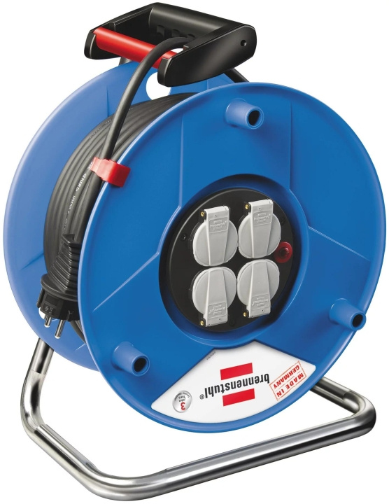 Brennenstuhl Garant Cable Reel with 4 socket, outdoor, 25m ryhmässä KOTI, TALOUS JA PUUTARHA / Sähkö & Valaistus / Kaapeli kela @ TP E-commerce Nordic AB (C59875)