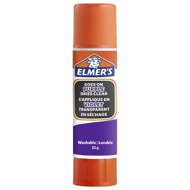 elmers 22 gram Disappearing Purple Glue stick ryhmässä KOTI, TALOUS JA PUUTARHA / Toimistotuotteet / Teippi/Liima @ TP E-commerce Nordic AB (C59878)