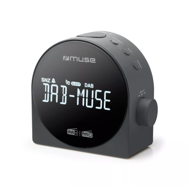 MUSE M-185 CDB Clock radio DAB+ FM Dual alarm ryhmässä KODINELEKTRONIIKKA / Ääni & Kuva / Kotiteatteri, HiFi ja kannettavat / Radio & Herätyskellot / Radio @ TP E-commerce Nordic AB (C59936)