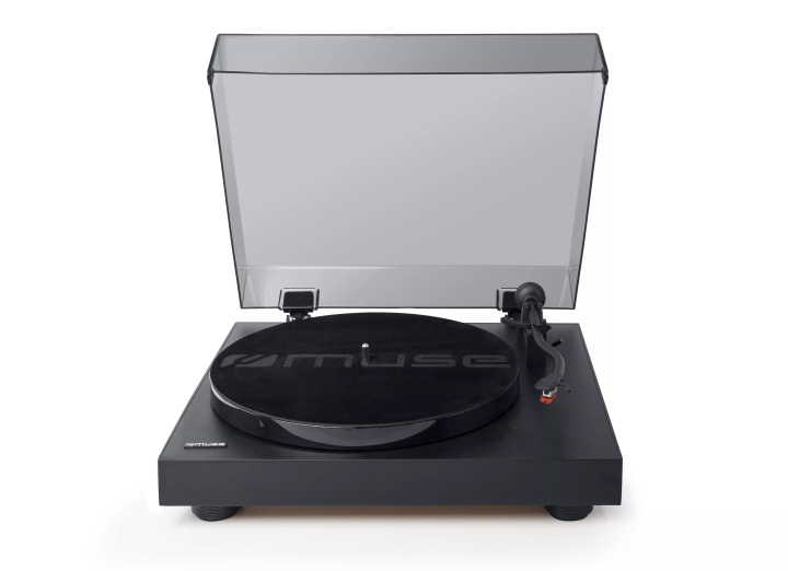 MUSE MT-105 B Turntable USB Classic look ryhmässä KODINELEKTRONIIKKA / Ääni & Kuva / Kotiteatteri, HiFi ja kannettavat / Compact Stereo & Levysoitin @ TP E-commerce Nordic AB (C59944)