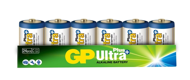 GP Ultra Plus Alkaline C 24 Pack (S) ryhmässä KODINELEKTRONIIKKA / Paristot & Laturit / Akut / Muut @ TP E-commerce Nordic AB (C59984)