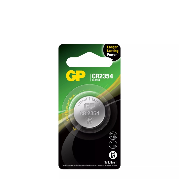 GP CR2354 Lithium Coin, 1 Pack (B) ryhmässä KODINELEKTRONIIKKA / Paristot & Laturit / Akut / Nappiparistot @ TP E-commerce Nordic AB (C60000)