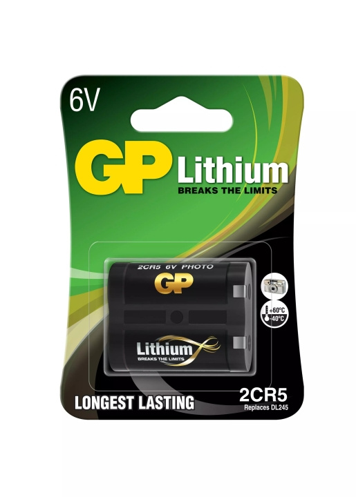 GP 2CR5 Lithium 1 Pack (B) ryhmässä KODINELEKTRONIIKKA / Paristot & Laturit / Akut / Muut @ TP E-commerce Nordic AB (C60003)