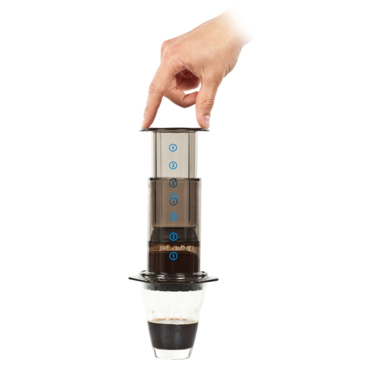 Aerobie AeroPress -kahvinvalmistuslaite ryhmässä KOTI, TALOUS JA PUUTARHA / Kodinkoneet / Kahvikoneet ja tarvikkeet / Kahvinkeittimet @ TP E-commerce Nordic AB (C60095)