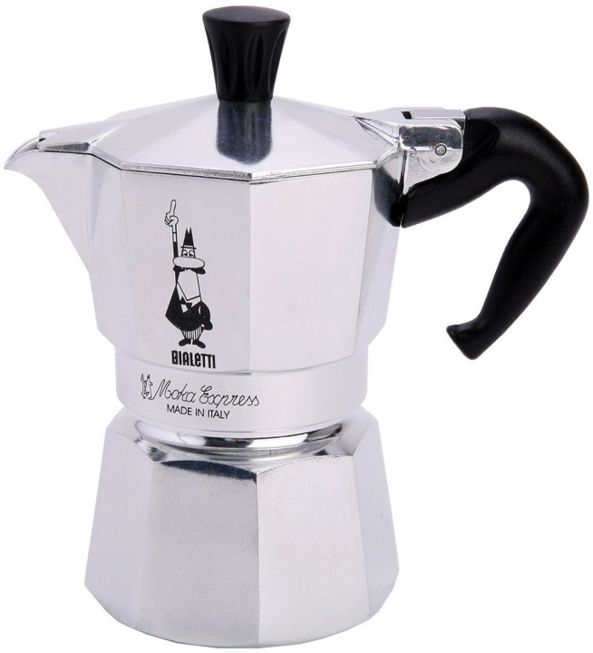 Bialetti Moka Express -mutteripannu 2 kuppia ryhmässä KOTI, TALOUS JA PUUTARHA / Kodinkoneet / Kahvikoneet ja tarvikkeet / Kahvimyllyt @ TP E-commerce Nordic AB (C60106)