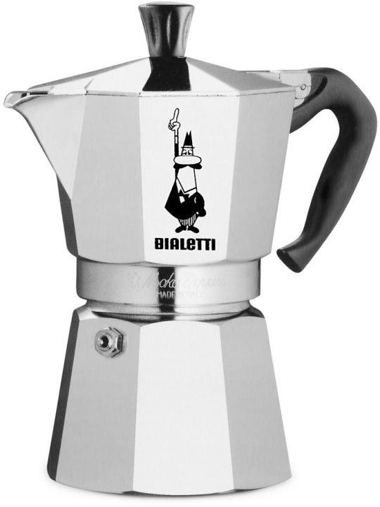 Bialetti Moka Express -mutteripannu, 4 kuppia ryhmässä KOTI, TALOUS JA PUUTARHA / Kodinkoneet / Kahvikoneet ja tarvikkeet / Kahvinkeittimet @ TP E-commerce Nordic AB (C60107)