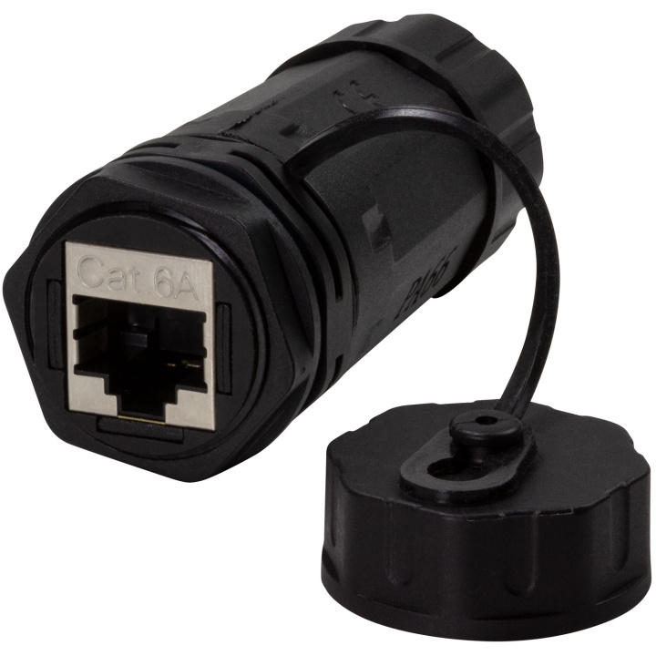 LogiLink CAT6A Skruvkoppling Utomhus 2 x RJ45 IP68 med kabelhylsa ryhmässä TIETOKOONET & TARVIKKEET / Kaapelit & Sovittimet / Verkko / Pistorasiat @ TP E-commerce Nordic AB (C60277)