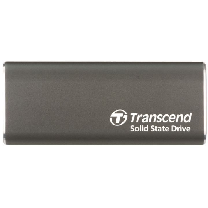 Transcend Portabel SSD ESD256C USB-C 500Gb 10Gbps (R1050/W950 Mb/s) Aluminium ryhmässä TIETOKOONET & TARVIKKEET / Tietokonetarvikkeet / Ulkoiset kovalevyt @ TP E-commerce Nordic AB (C60281)