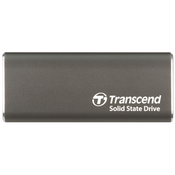 Transcend Portabel SSD ESD256C USB-C 1TB 10Gbps (R1050/W950 Mb/s) Aluminium ryhmässä TIETOKOONET & TARVIKKEET / Tietokonetarvikkeet / Ulkoiset kovalevyt @ TP E-commerce Nordic AB (C60282)