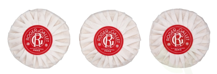 Roger & Gallet Jean Marie Farina Giftset 300 g Soap Bar - 3x100gr ryhmässä KAUNEUS JA TERVEYS / Lahjapakkaukset / Naisten lahjapakkaukset @ TP E-commerce Nordic AB (C60333)