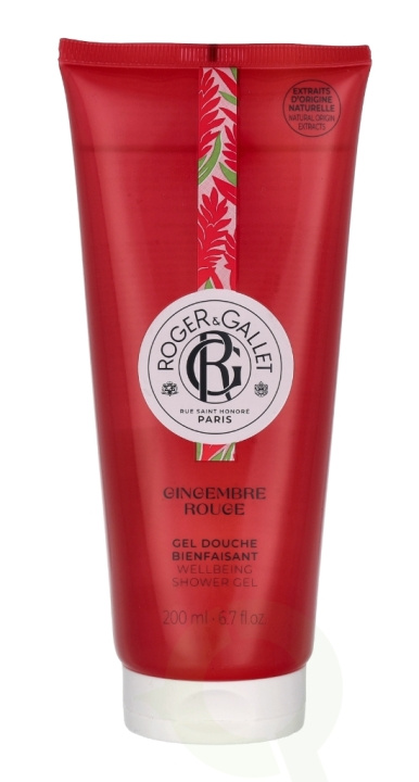 Roger & Gallet Gingembre Rouge Shower Gel 200 ml ryhmässä KAUNEUS JA TERVEYS / Hiukset &Stailaus / Hiustenhoito / Shampoo @ TP E-commerce Nordic AB (C60346)