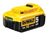 DeWALT DCB184 Batteri Litiumion 5Ah ryhmässä KOTI, TALOUS JA PUUTARHA / Työkalut & Tee itse / Paristot ja akut sähkötyökaluihin / DeWalt @ TP E-commerce Nordic AB (C60427)