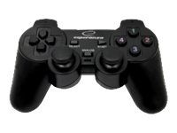 Esperanza Gamepad PC Sony PS2 och PS3 Svart ryhmässä KODINELEKTRONIIKKA / Pelikonsolit & Tarvikkeet / Sony PlayStation 2 @ TP E-commerce Nordic AB (C60428)